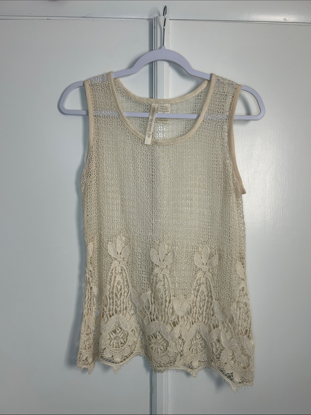 100% Cotton Crochet Festival Tank - Picture 2 of 5